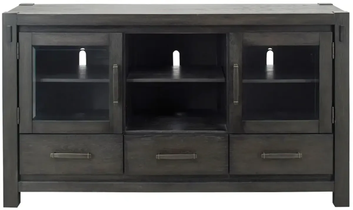 Rockwell TV Console in Oak by Davis Intl.