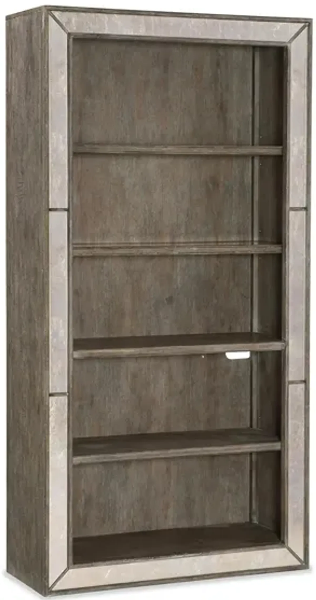 Galactic Bookcase w/ Lighting in White Oak by Hooker Furniture