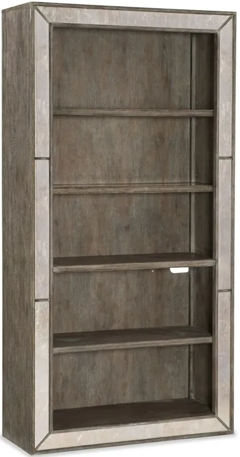 Galactic Bookcase w/ Lighting in White Oak by Hooker Furniture