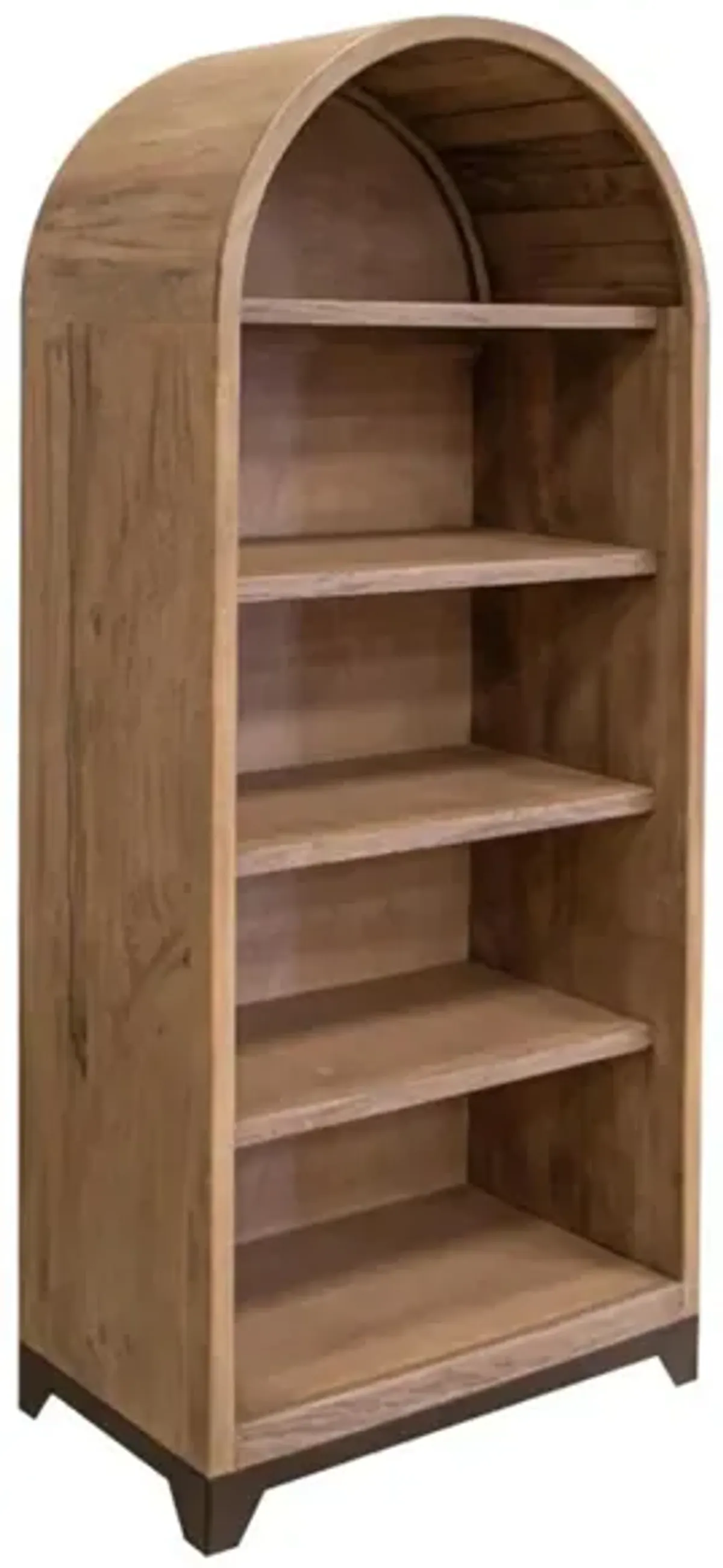 Natural Parota Bookcase in Brown by International Furniture Direct