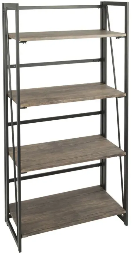 Edric Bookcase in Brown by Lumisource
