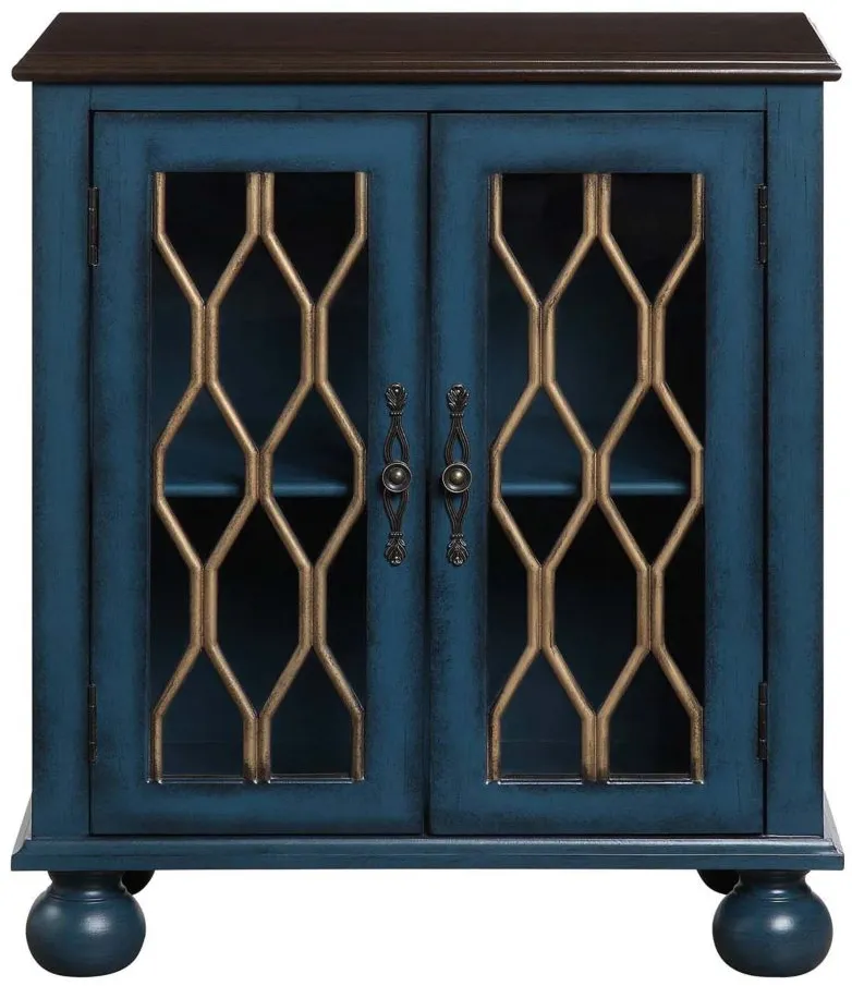 Lassie Console Cabinet in Antique Blue by Acme Furniture Industry