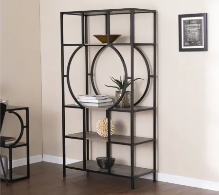 Kenneth Bookcase/Etagere in Natural by SEI Furniture