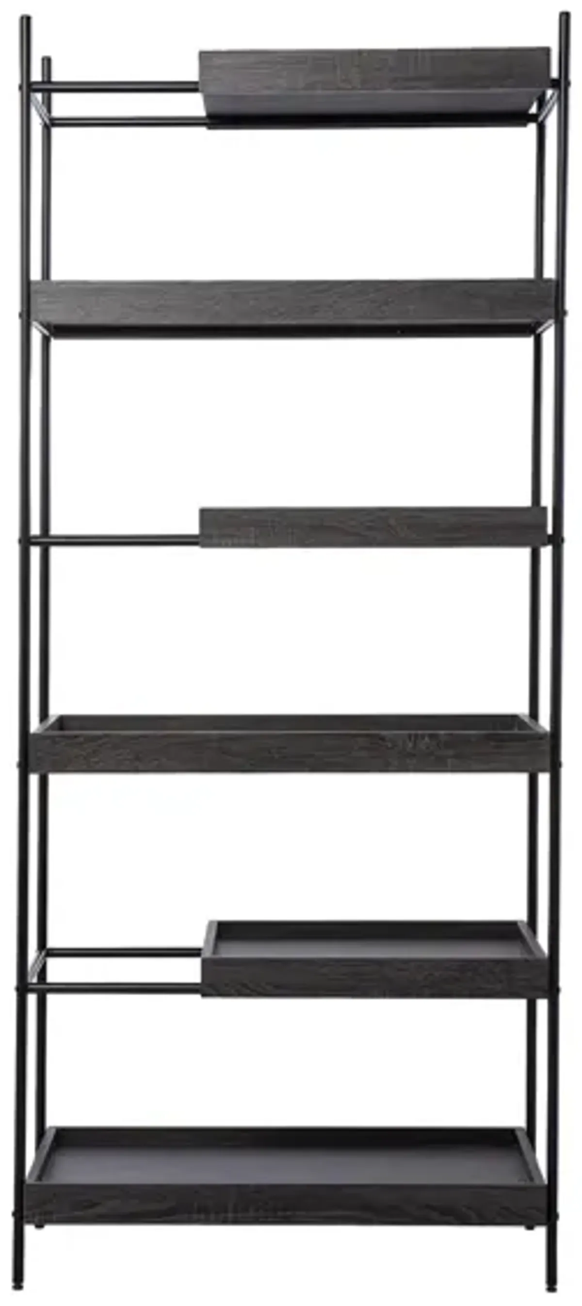 Stanhope Bookshelf/Etagere in Black by SEI Furniture