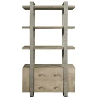 Pulaski Accents Book Shelf in Gray by Samuel Lawrence