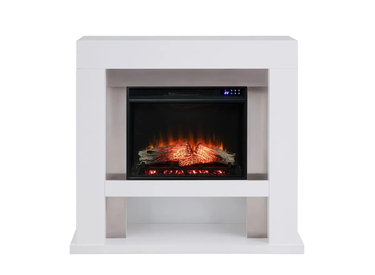 Mildenhall Touch Screen Fireplace in Gray by SEI Furniture