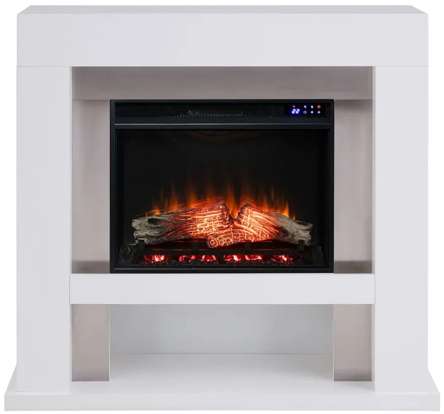 Mildenhall Touch Screen Fireplace in Gray by SEI Furniture