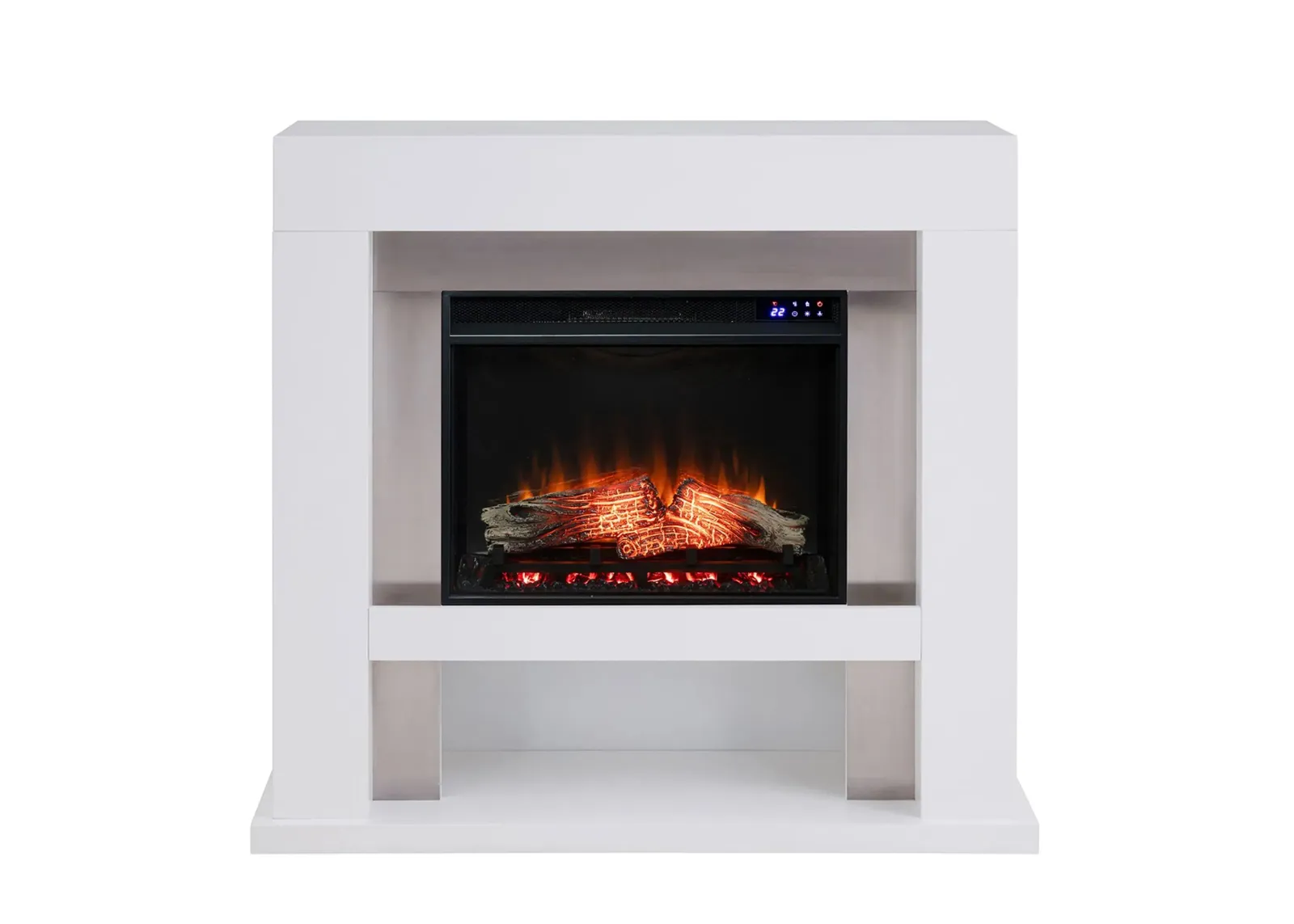 Mildenhall Touch Screen Fireplace in Gray by SEI Furniture