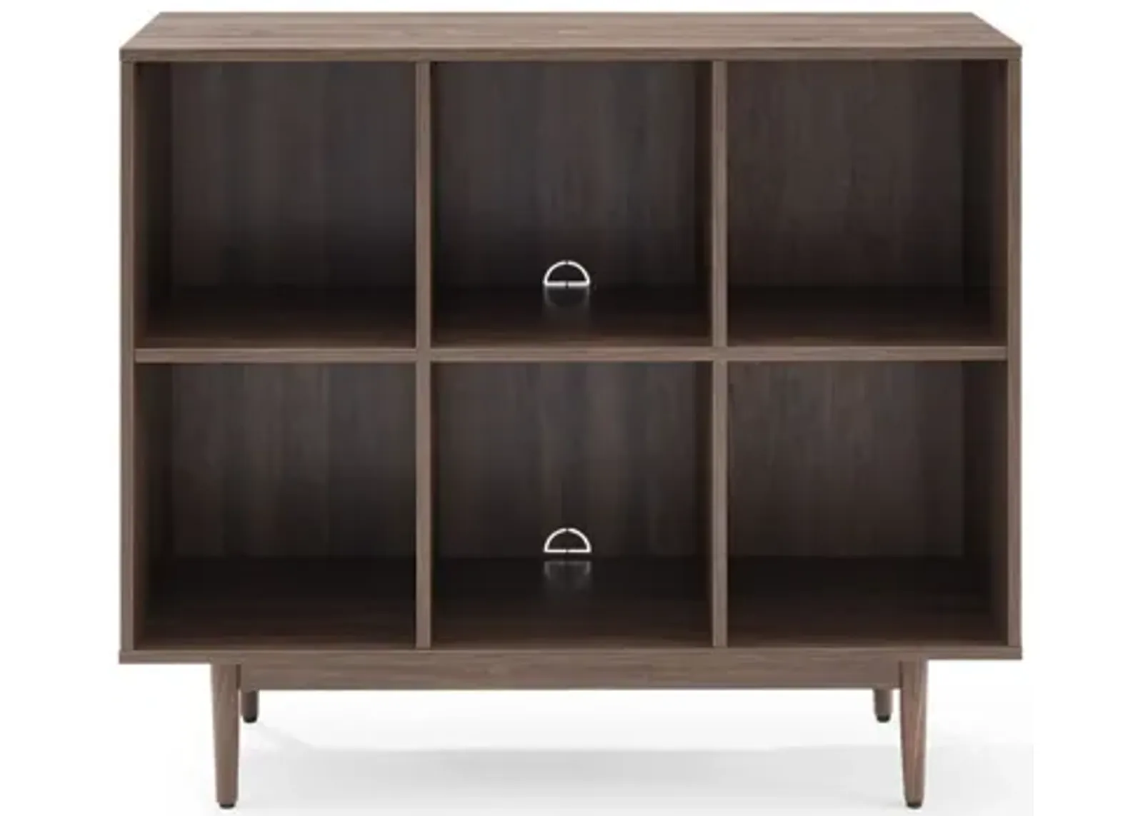 Liam 6 Cube Bookcase in Walnut by Crosley Brands