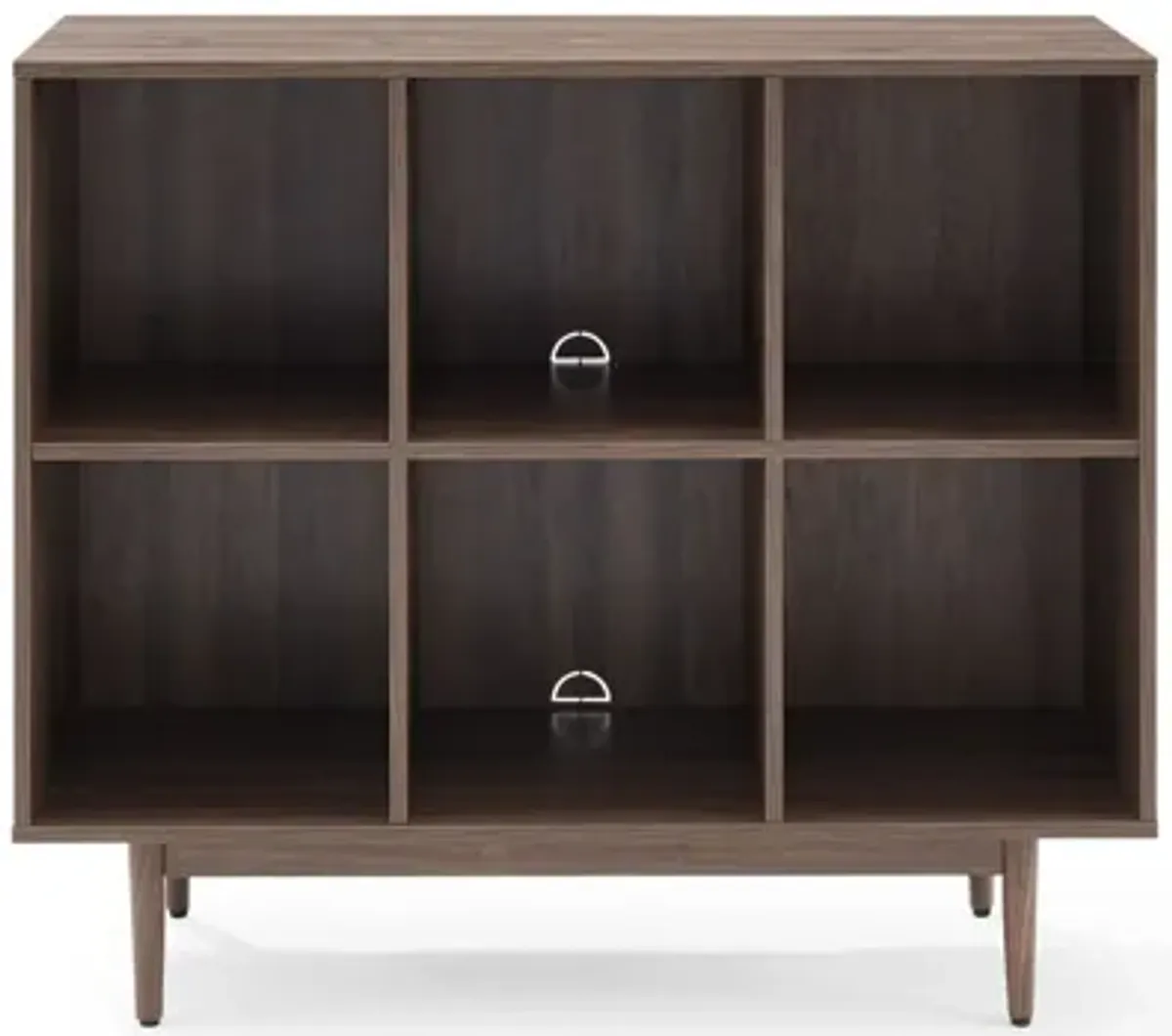 Liam 6 Cube Bookcase in Walnut by Crosley Brands