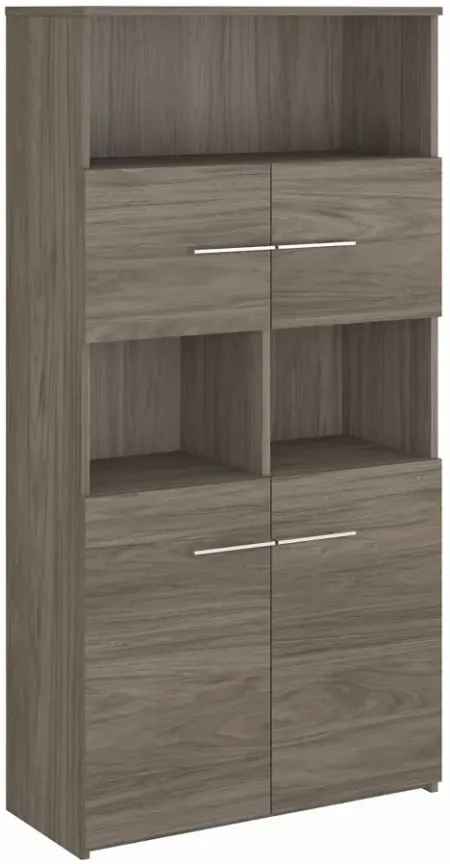 Office 500 5 Shelf Bookcase in Modern Hickory by Bush Industries