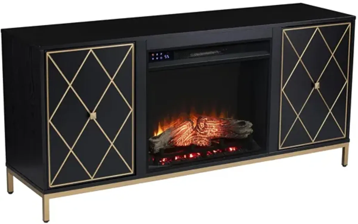 Nelson Touch Screen Fireplace Console