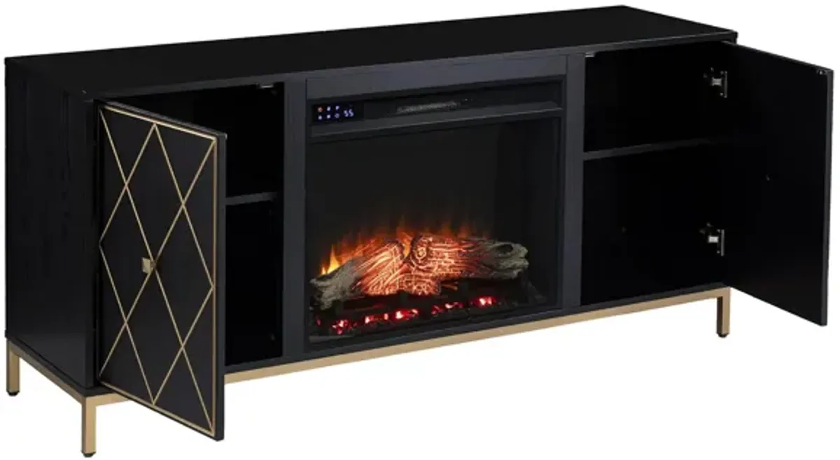 Nelson Touch Screen Fireplace Console