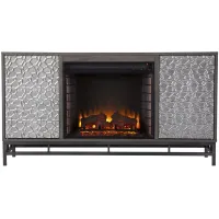 Luciana Fireplace Console in Gray by SEI Furniture