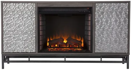 Luciana Fireplace Console in Gray by SEI Furniture