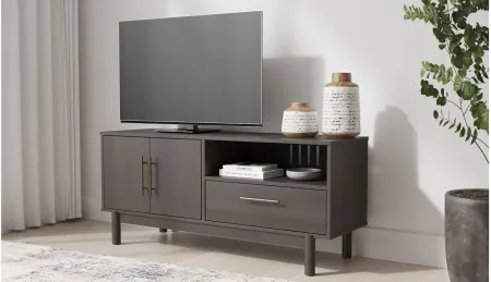 Brymont 59" TV Stand in Dark Gray by Ashley Express