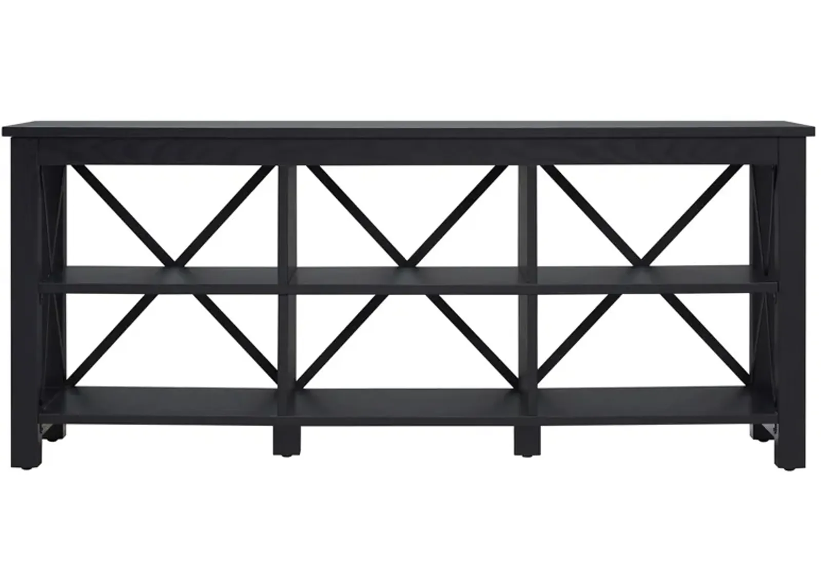 Paisley TV Stand in Black by Hudson & Canal