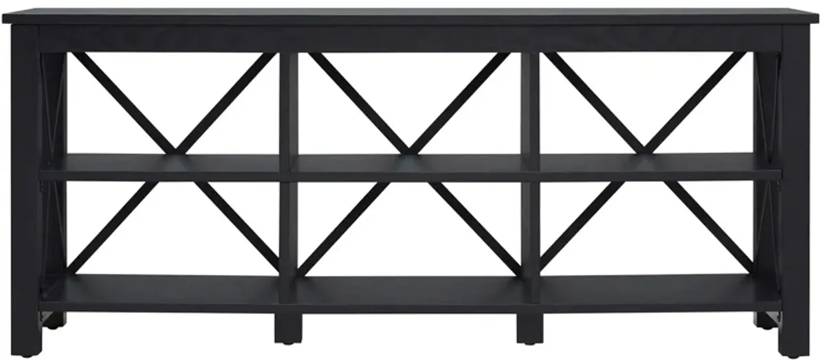 Paisley TV Stand in Black by Hudson & Canal