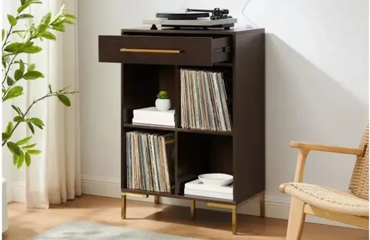 Juno Record Storage Cube Bookcase