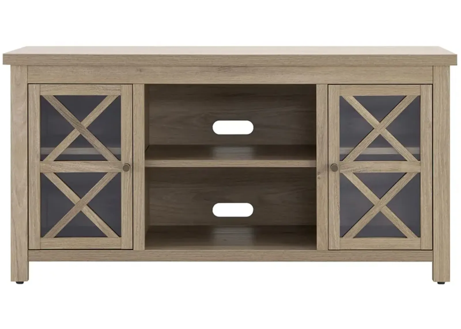 Eve TV Stand in Antiqued Gray Oak by Hudson & Canal