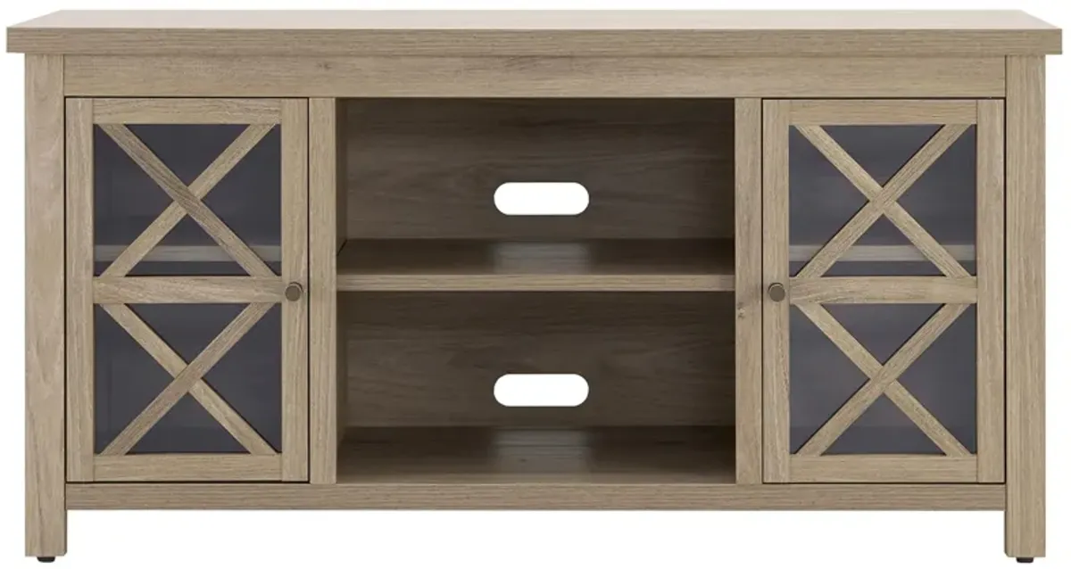 Eve TV Stand in Antiqued Gray Oak by Hudson & Canal