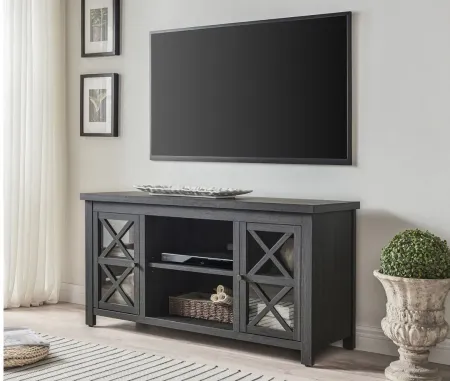 Eve TV Stand in Charcoal Gray by Hudson & Canal