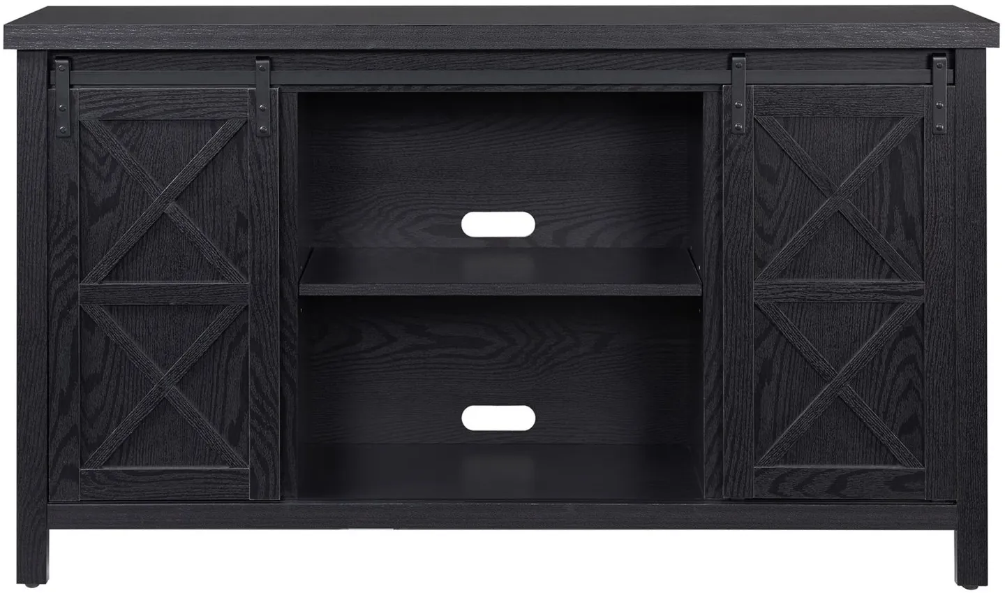 Elmwood TV Stand in Black Grain by Hudson & Canal