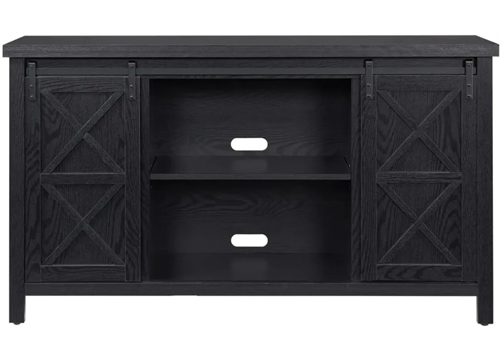 Elmwood TV Stand in Black Grain by Hudson & Canal