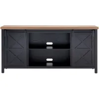 Elmwood TV Stand in Black Grain/Golden Brown by Hudson & Canal