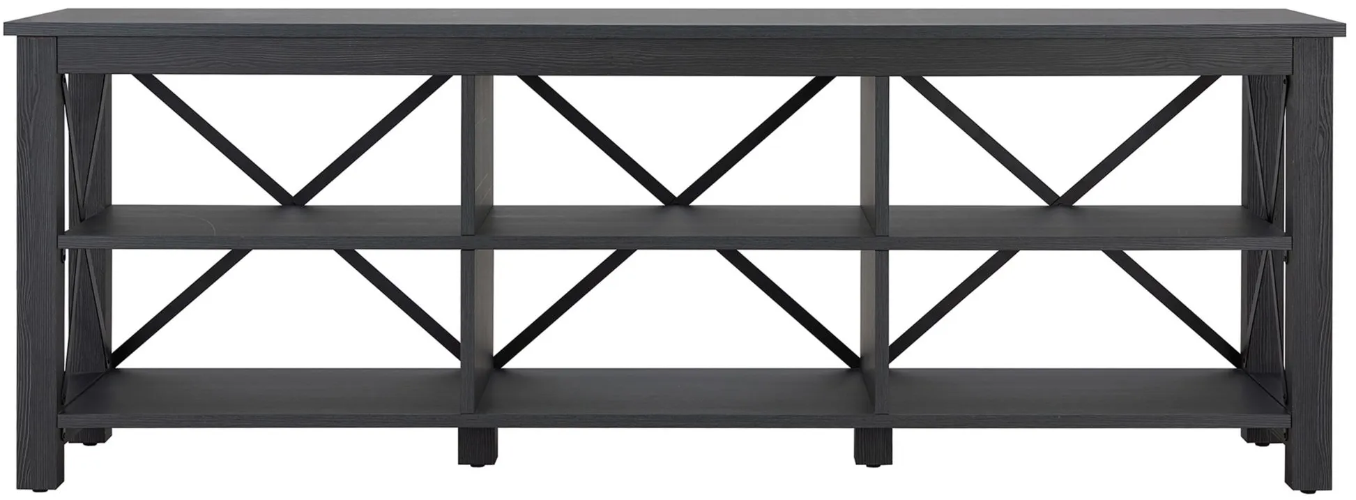 Paisley TV Stand in Charcoal Gray by Hudson & Canal