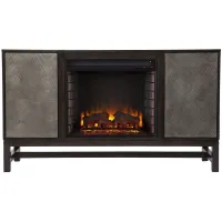 Lyon Fireplace Console in Brown by SEI Furniture