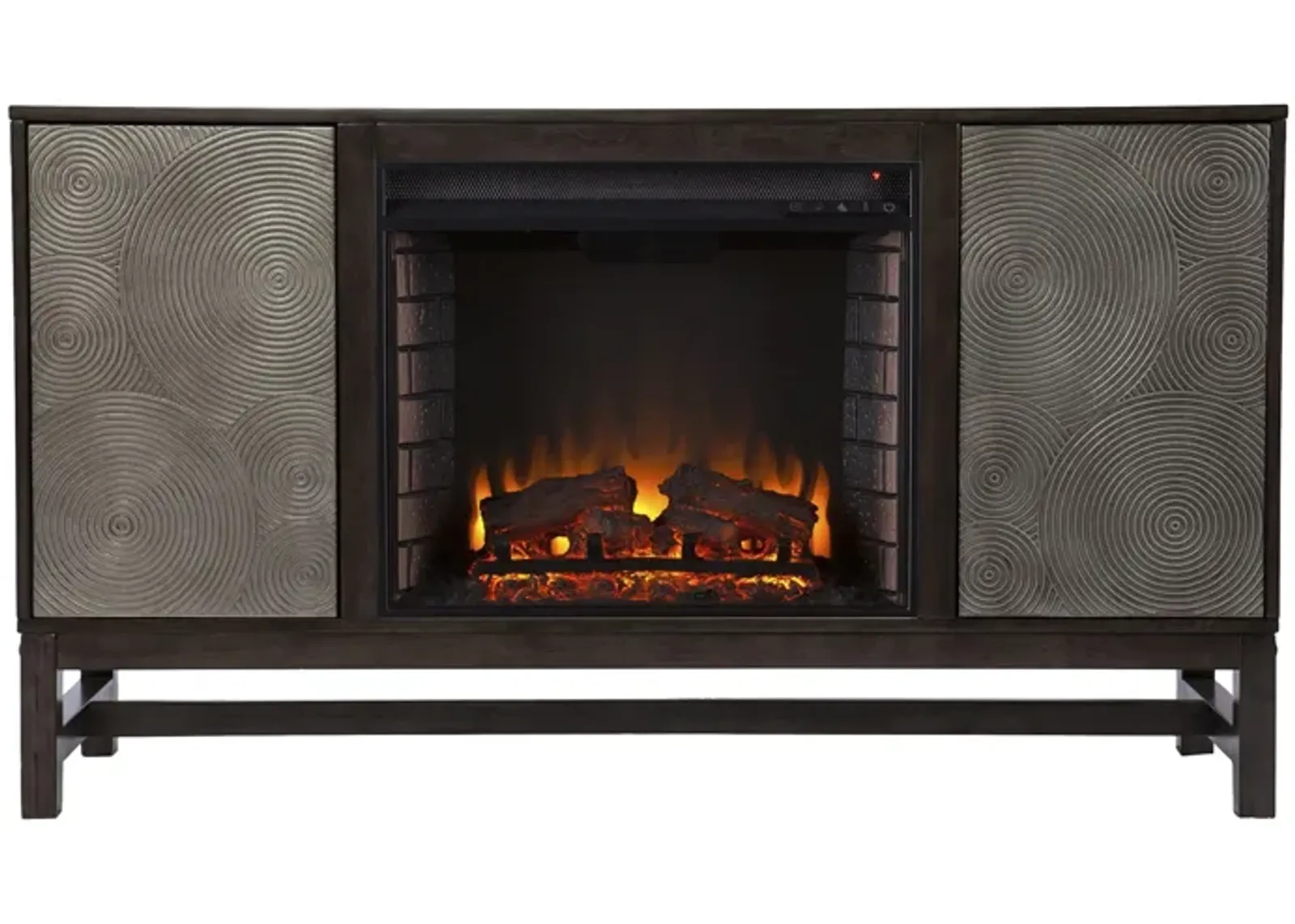 Lyon Fireplace Console in Brown by SEI Furniture