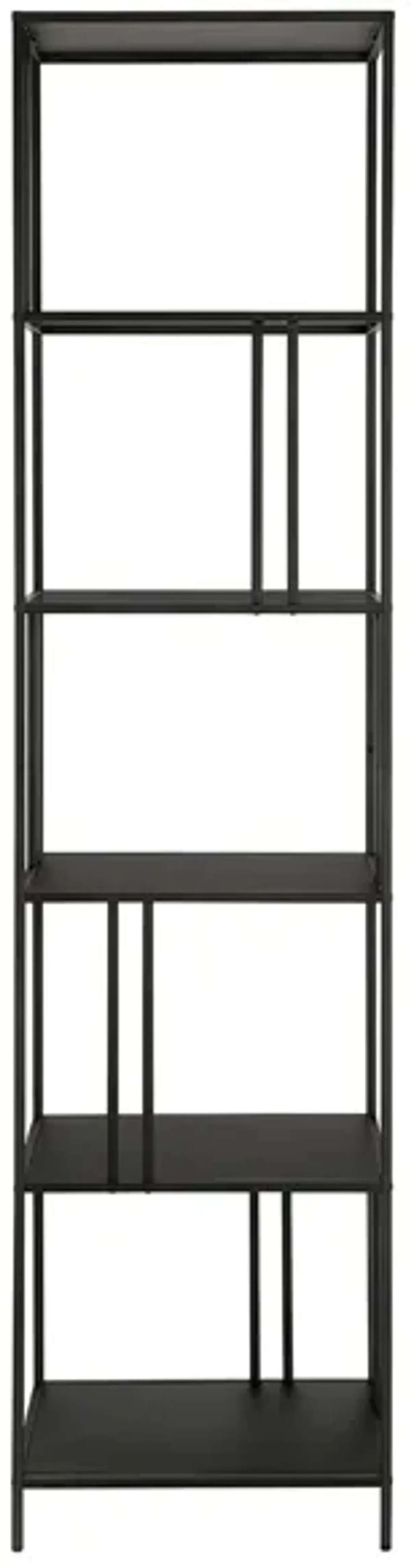 Kage 18" Bookcase in Blackened Bronze by Hudson & Canal