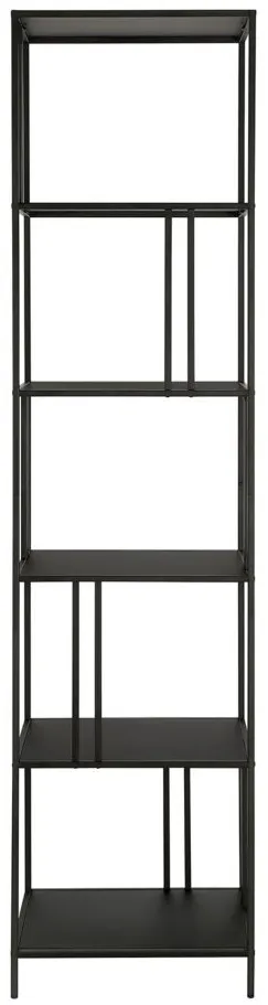 Kage 18" Bookcase in Blackened Bronze by Hudson & Canal