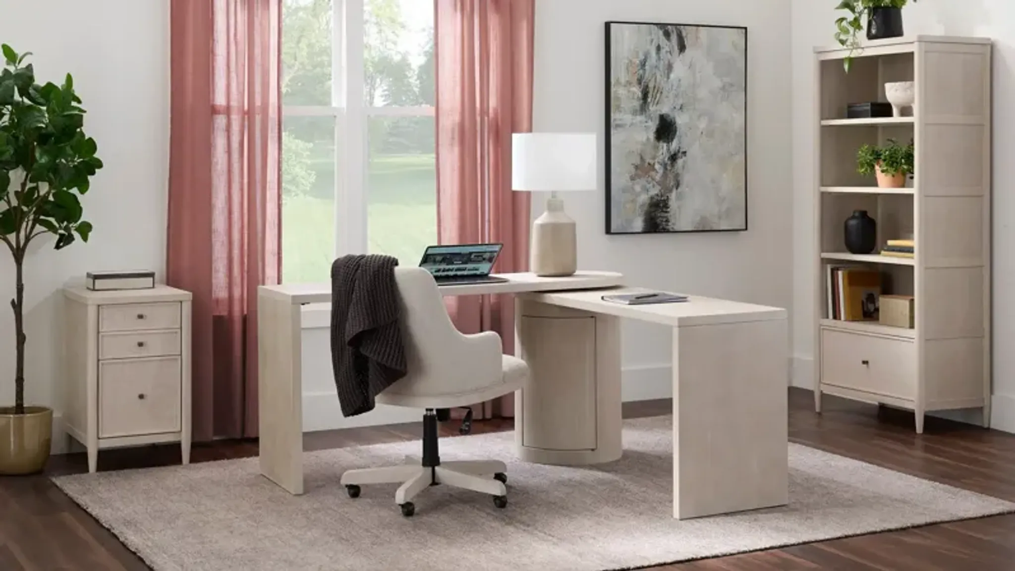 Caspian Bookcase In Ivory By Riverside Furniture Raymour And Flanigan ...