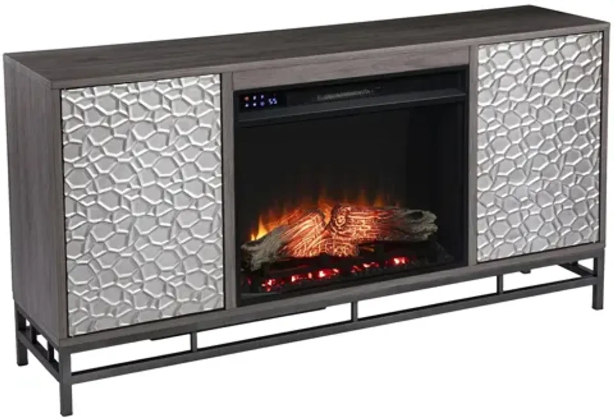 Luciana Touch Screen Fireplace Console