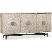 Kenji 68" Entertainment Console in Light Brown by Hooker Furniture