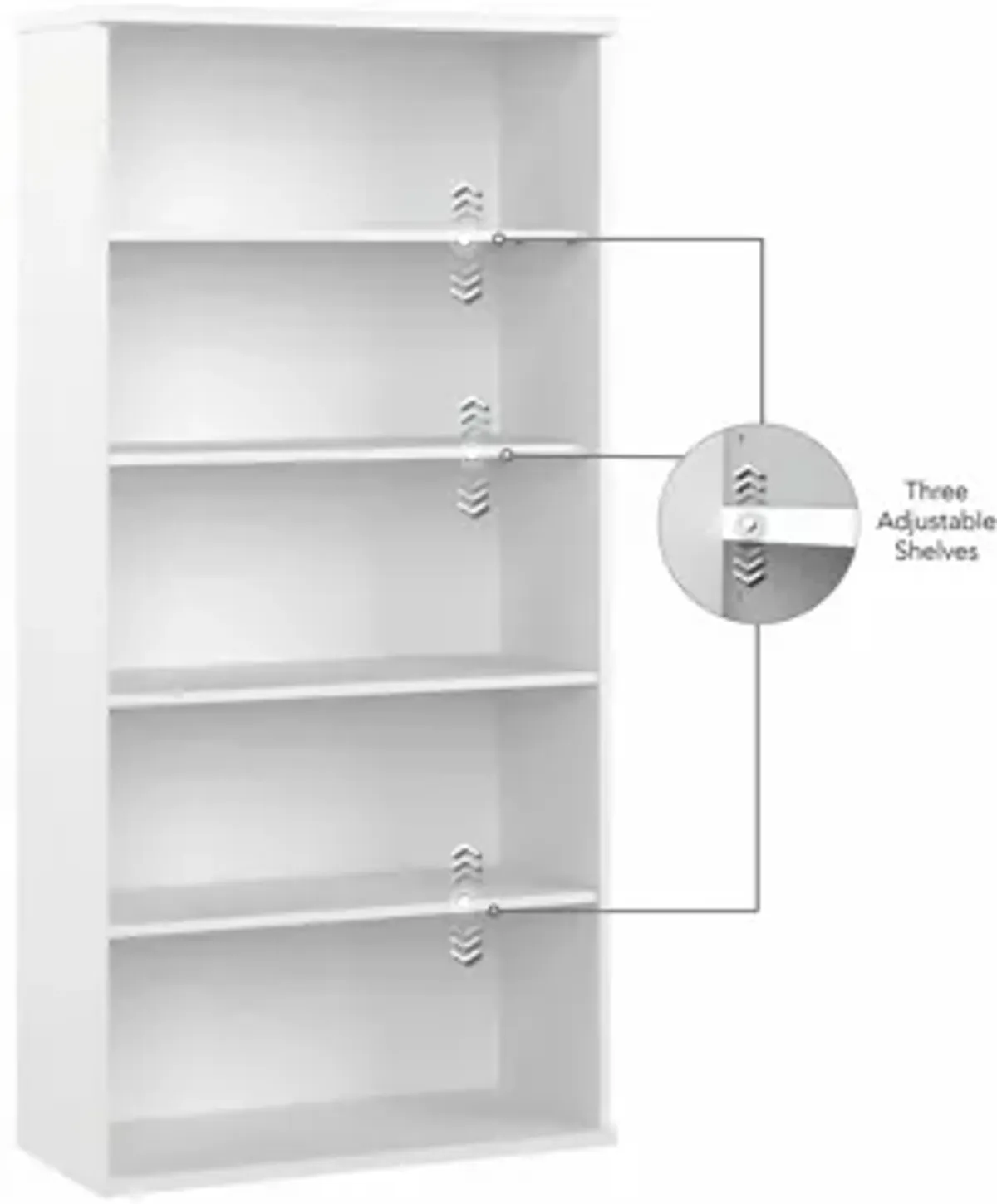 Steinbeck 5 Shelf Bookcase