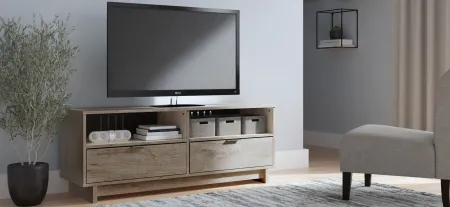 Oliah 53" TV Stand in Natural by Ashley Express