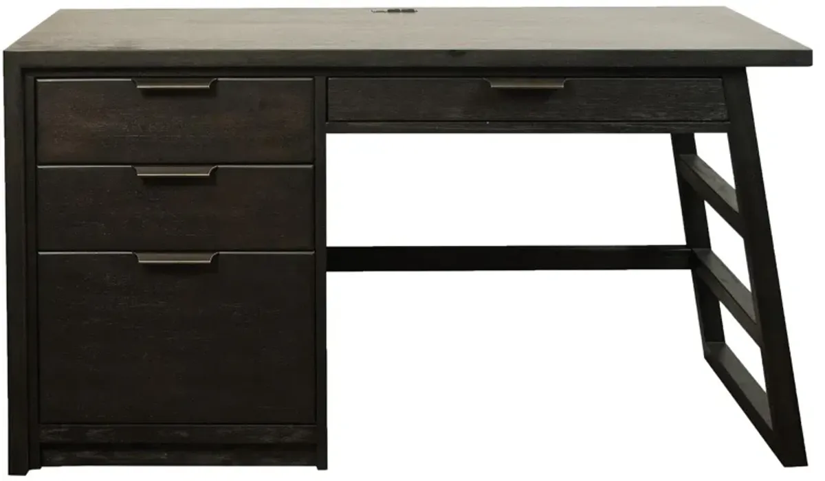 Newell Computer Desk in Ebonized Acacia by Riverside Furniture