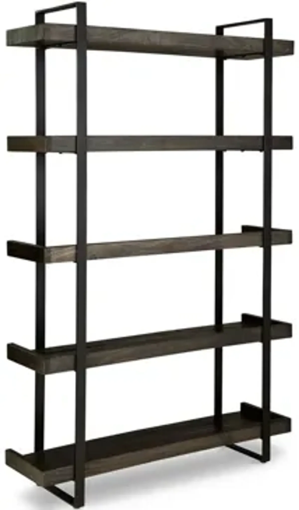 Kevmart Bookcase in Grayish Brown/Black by Ashley Furniture