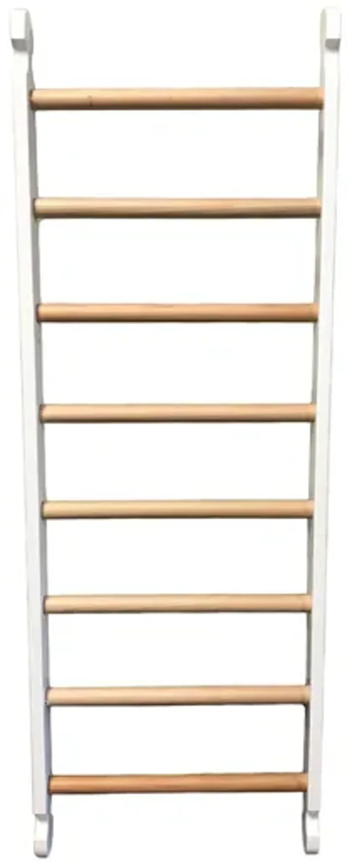 Little Partners Climbing Ladder in Soft White w/ Natural by BK Furniture