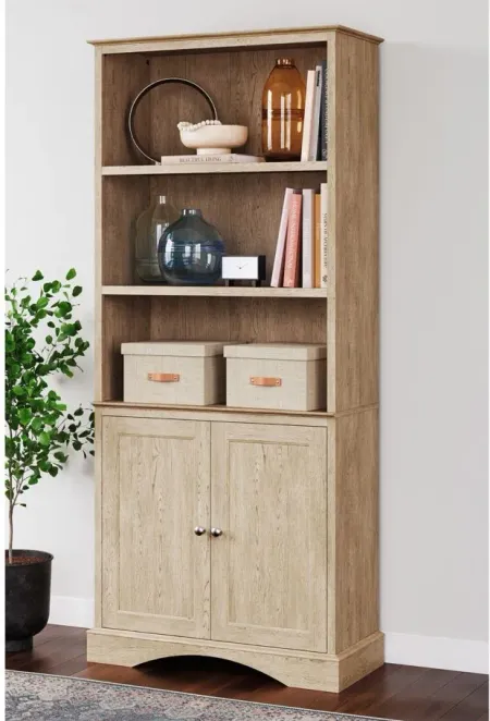 Elmferd Bookcase in Natural by Ashley Express