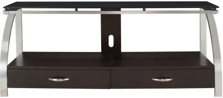 Sloane 60" TV Console in Espresso by Homelegance