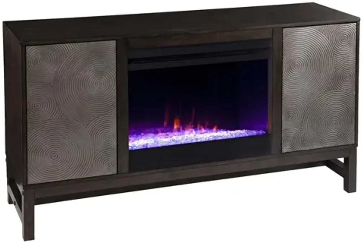 Lyon Color Changing Fireplace Console