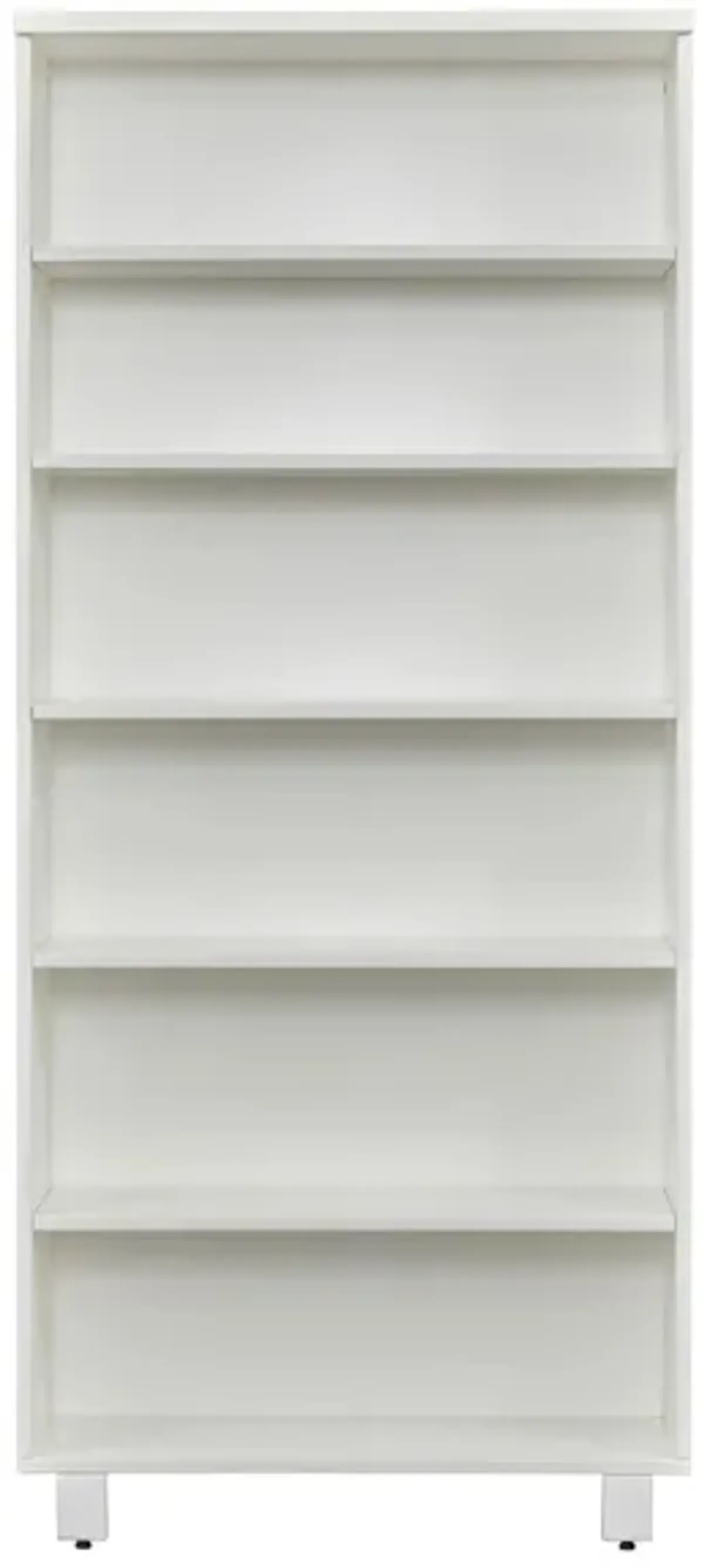 Kristoff 6-Shelf Bookcase in White by Unique Furniture