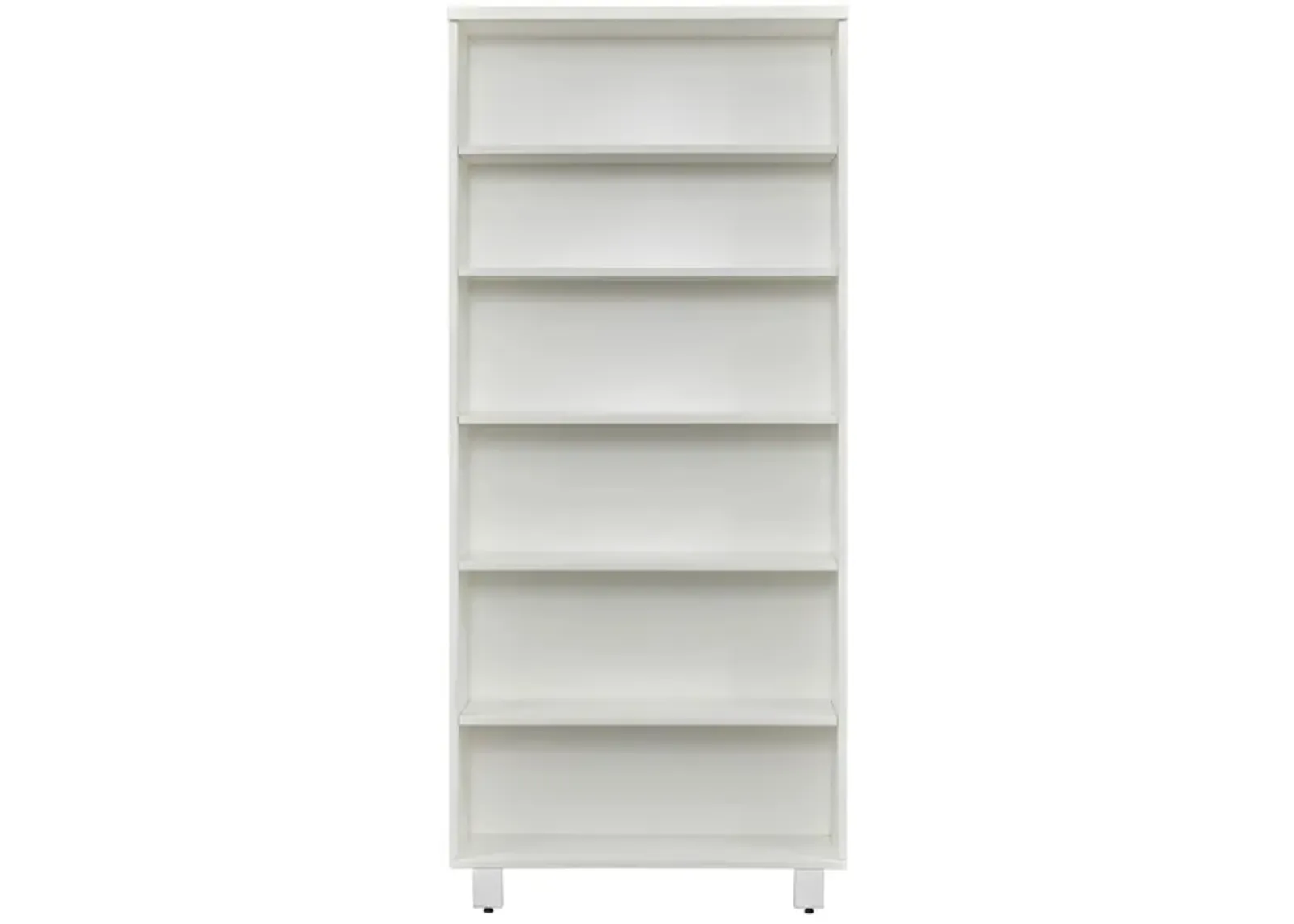 Kristoff 6-Shelf Bookcase in White by Unique Furniture