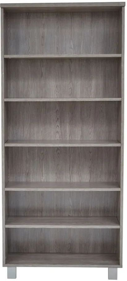 Kristoff 6-Shelf Bookcase in Grey by Unique Furniture