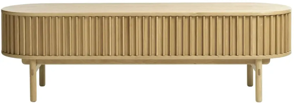 Carolina TV Console in Natural by Unique Furniture