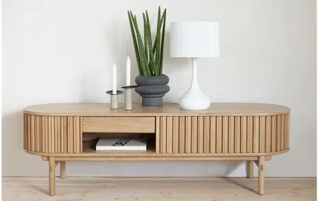 Carolina TV Console in Natural by Unique Furniture